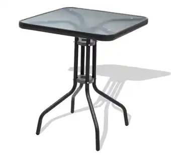 Makro aro Mesa Bistro Quadrado Vidro promoção