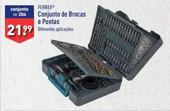 ALDI FERREX Conjunto de Brocas e Pontas promoção