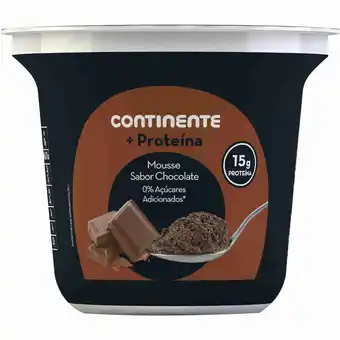 Continente Mousse +Proteína Chocolate promoção