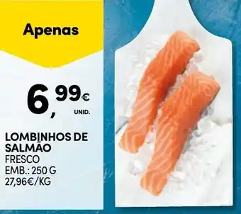 Continente LOMBINHOS DE SALMAO FRESCO EMB.: 250 G promoção