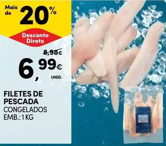 Continente FILETES DE PESCADA CONGELADOS EMB.: 1 KG promoção