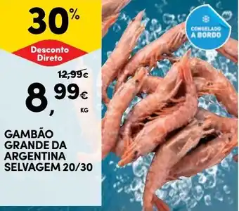 Continente GAMBÃO GRANDE DA ARGENTINA SELVAGEM 20/30 KG promoção