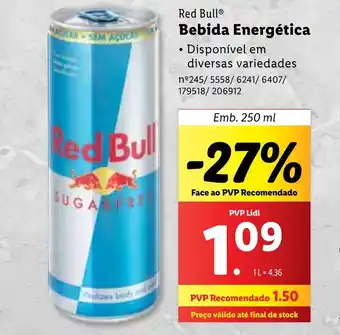 Red Bull Bebida Energética Emb. 250 ml