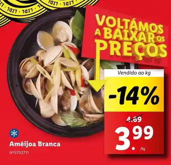 Amêijoa Branca Vendido ao kg