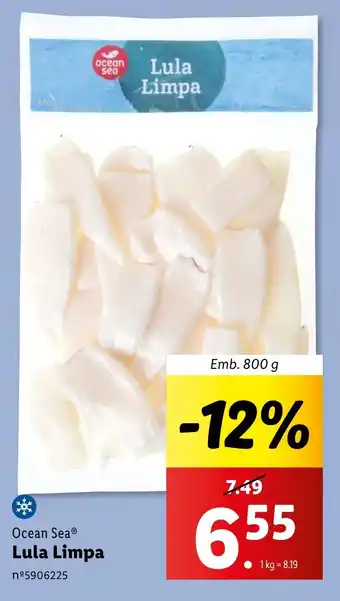 Lidl Ocean Sea Lula Limpa Emb. 800 g promoção