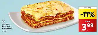 Lidl Chef Select Lasanha Bolonhesa Emb. 1 kg promoção