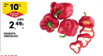 Continente PIMENTO VERMELHO promoção