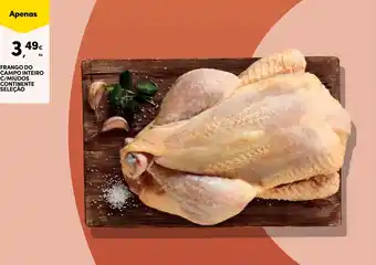 Continente FRANGO DO CAMPO INTEIRO C/MIÚDOS CONTINENTE SELEÇÃO KG promoção