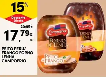 PEITO PERU/ FRANGO FORNO LENHA CAMPOFRIO KG