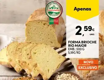 FORMA BRIOCHE RIO MAIOR EMB.: 500 G