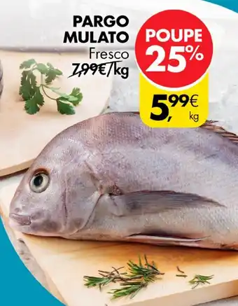 Pingo Doce PARGO MULATO Fresco promoção