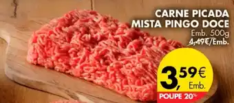 Pingo Doce CARNE PICADA MISTA PINGO DOCE Emb. 500g promoção