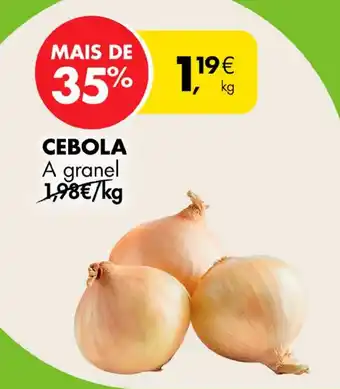 Pingo Doce CEBOLA A granel kg promoção