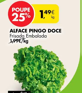 Pingo Doce ALFACE PINGO DOCE Frisada Embalada promoção