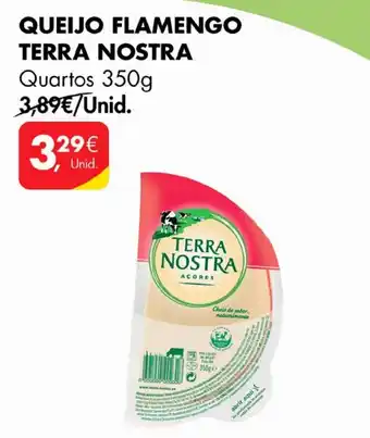 Pingo Doce QUEIJO FLAMENGO TERRA NOSTRA Quartos 350g promoção