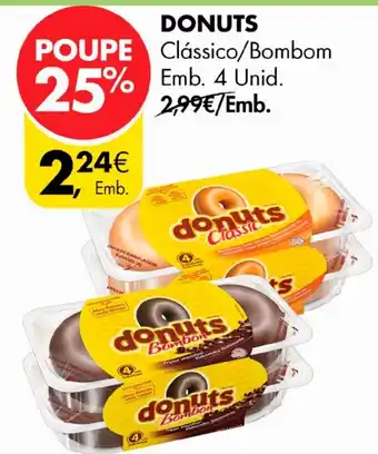 Pingo Doce DONUTS Emb. 4 Unid. promoção