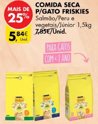 Pingo Doce COMIDA SECA P/GATO FRISKIES promoção