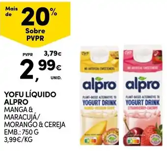 Continente YOFU LÍQUIDO ALPRO EMB.: 750 G promoção