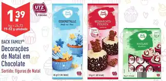 Back Family Decorações de Natal em Chocolate 19-52g