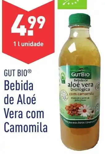 ALDI Gut Bio Bebida de Aloé Vera com Camomila 1L promoção