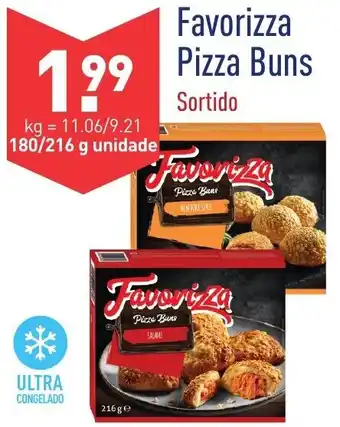 ALDI Favorizza Pizza Buns 180/216g promoção