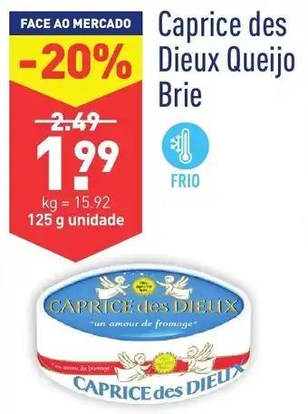 ALDI Caprice des Dieux Queijo Brie 125g promoção