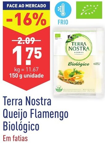 ALDI Terra Nostra Queijo Flamengo Biológico 150g promoção
