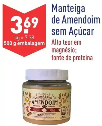ALDI Manteiga de Amendoim sem Açúcar 500g promoção