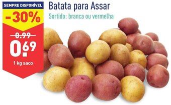 ALDI Batata para Assar 1kg promoção