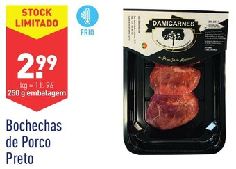 ALDI Bochechas de Porco Preto 250g promoção