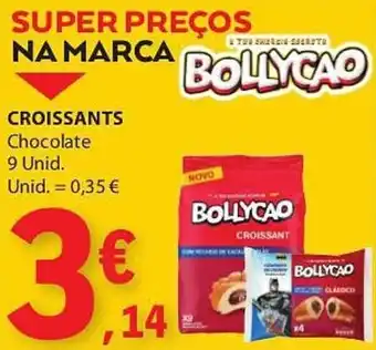 E.Leclerc CROISSANTS Chocolate 9 Unid. promoção