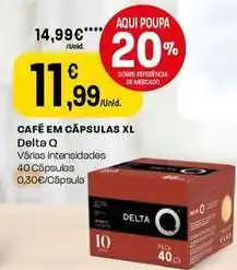Intermarché Delta q - café em capsulas xl promoção