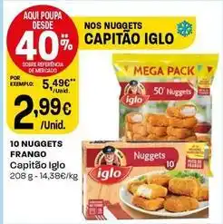 Intermarché Iglo - 10 nuggets frango promoção