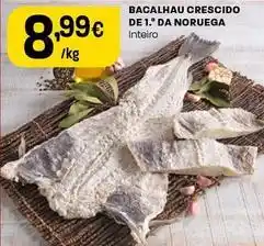 Intermarché Bacalhau crescido de 1 da noruega promoção