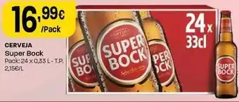 Intermarché Super bock - cerveja promoção