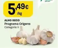 Intermarché Alho seco promoção