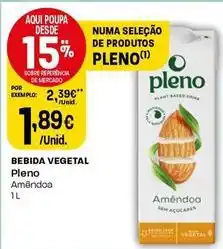 Intermarché Pleno - bebida vegetal promoção