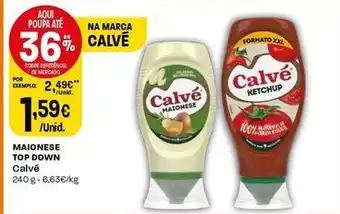 Intermarché Calvé - maionese top down promoção