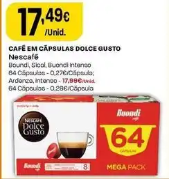 Intermarché Nescafé - café em capsulas dolce gusto promoção