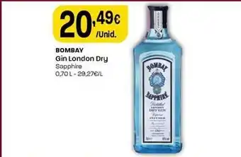Intermarché Bombay - gin london dry promoção
