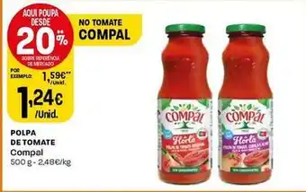 Intermarché Compal - polpa de tomate promoção