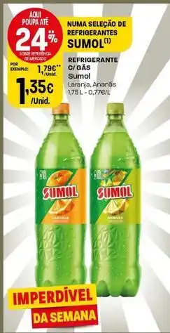 Intermarché Sumol - refrigerante c/ gás promoção