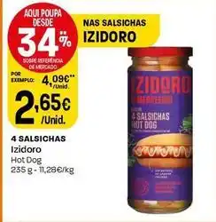 Intermarché Izidoro - 6 salsichas promoção