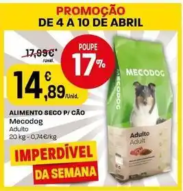Intermarché Mecodog - alimento seco p/ cao promoção