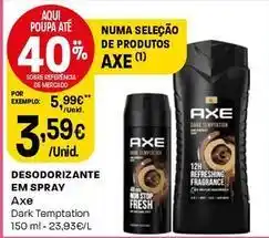 Axe - desodorizante em spray