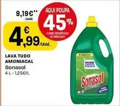Intermarché Sonasol - lava tudo amoniacal promoção