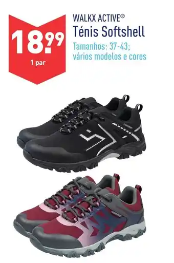 ALDI Walkx Active Ténis Softshell promoção