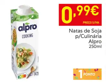 Recheio Natas de Soja p/Culinária Alpro 350ml promoção