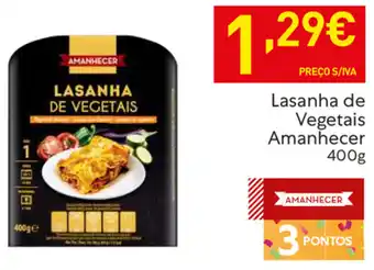Recheio Lasanha de Vegetais Amanhecer 400g promoção