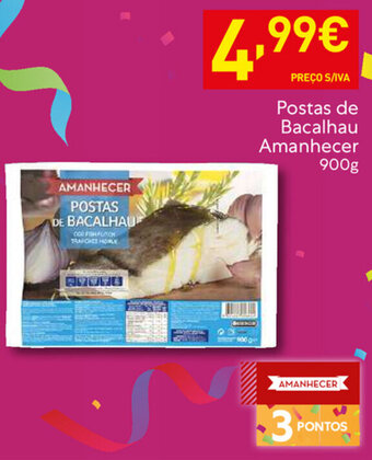 Recheio Postas de Bacalhau Amanhecer 900g promoção